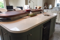 Crystal Salt Quartz Worktop, Upstands & Splashback