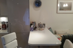 Crystal Ivory Quartz Worktop & Upstands