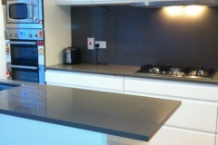 Twilight Grey Quartz Worktop & Full Height Upstands