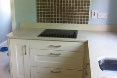 Crystal Reef Quartz Hob Section with Upstands