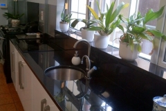 Indian Black Granite Worktop, Upstands & Window Board