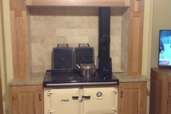 Venician Gold Granite Worktop Either Side of Cooker