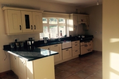 Tan Brown Granite Worktop, Upstands, Ogee Edge Profile & 1/2 Recessed Draining Board