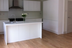 Artic Snow Quartz Worktop, Upstands & Splashback