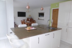 Rosette Granite Island Top