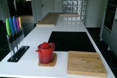 Crystal Ivory Quartz Worktop