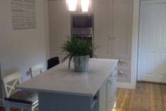 Silver White Quartz Island Top