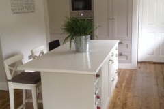 Silver White Quartz Island Top