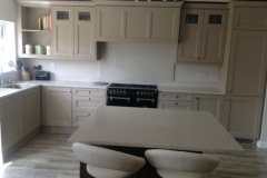 Crystal Pepper Quartz Worktop, Upstands, Splashback & Window Board