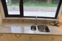 Astoria Ivory Granite Worktop, Upstands, Window Board & 1/2 Recessed Draining Board