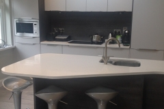 Crystal Ivory Quartz Worktop