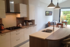 Botticino Classico Quartz Island Top & Splashback
