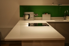 Crystal Ivory Quartz Worktop & Upstands