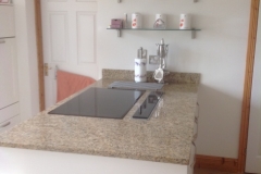 Venician Gold Granite Sink Section with Upstands & Window Board
