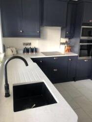 Valley White Quartz Worktop, Upstands & Splashback