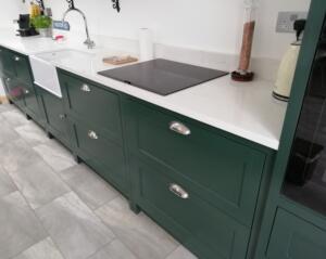 Valley White Quartz Worktop & Upstands