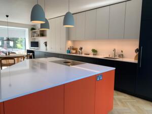 20mm White Storm Silestone Quartz Worktop & Splashback