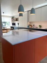 20mm White Storm Silestone Quartz Worktop & Splashback