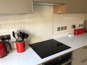 20mm Valley White Quartz Worktop, Upstands & Splashback