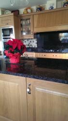 Tan Brown Granite Worktop, Upstands & Splashback