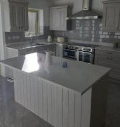 Crystal Ivory Quartz Worktop & Upstands