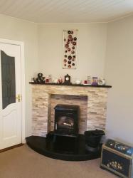 Indian Black Granite Hearth