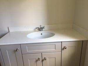20mm Bianco Venato Vanity Top & Upstands