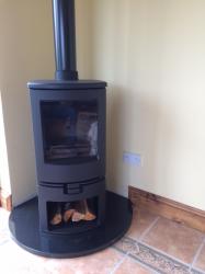 Super Dark Black Granite Hearth