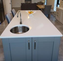 Silver White Quartz Worktop