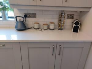 Silver White Quartz Worktop